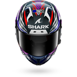 SHARK AERON-GP FIM RACING #2 REPLICA ZARCO SIGNATURE 2026 CASCO DE MOTO CARBONO VIOLETA CROMO