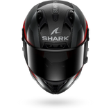 SHARK AERON-GP FIM RACING #2 MOTOGP CASCO INTEGRAL DE MOTO ROJO ANTRACITE CARBONO