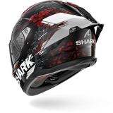Casco da moto SHARK SKWAL CUP SPEED-VIB NERO Rosso Argento