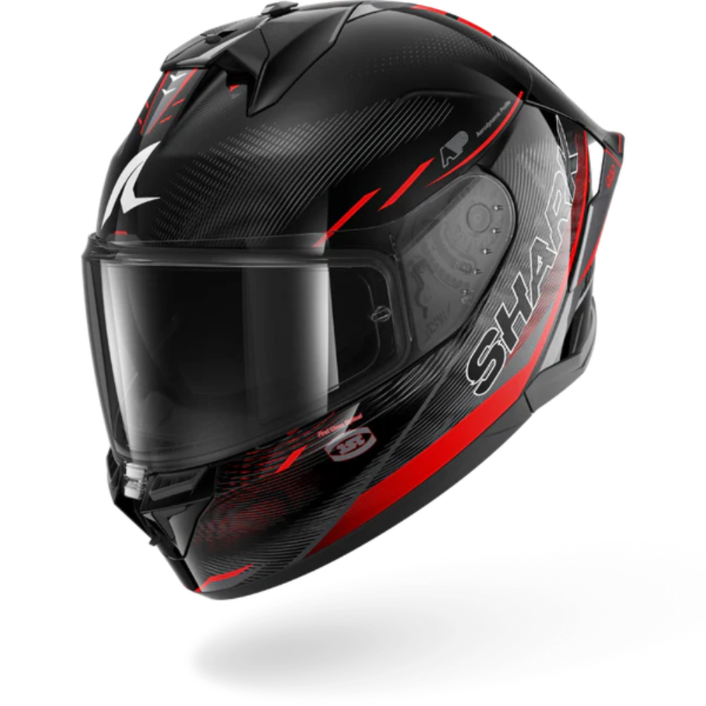 SHARK SKWAL CUP SPEED-TECH Negro  Rojo Anthra Casco De Moto