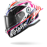 Capacete de moto SHARK SKWAL CUP SPEED-FANCY branco, preto e laranja