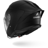 SHARK SKWAL JET CUP BLANK CASCO DE MOTO NEGRO MAT