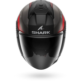 SHARK SKWAL JET CUP MOTOGP MAT CASCO DE MOTO JET NEGRO ANTRACITE ROJO