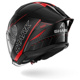 SHARK  SKWAL JET CUP SPEED-TECH NEGRO  Rojo Anthra Casco De Moto