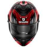 SHARK SPARTAN GT REPLIKAN BCL. MICR. CASCO DE MOTO ROJO CROMO NEGRO