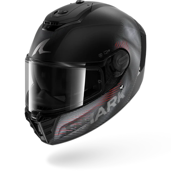 SHARK SPARTAN RS SP LYNE NEGRO Anthra  Rojo Casco De Moto