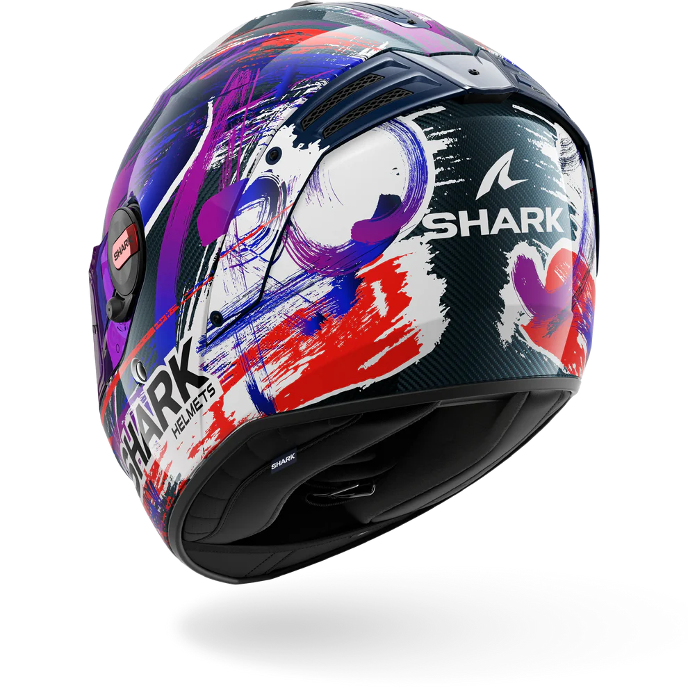 SHARK Spartan Rs Carbon Zarco Signature Casco Integral De Moto Violeta Blanco