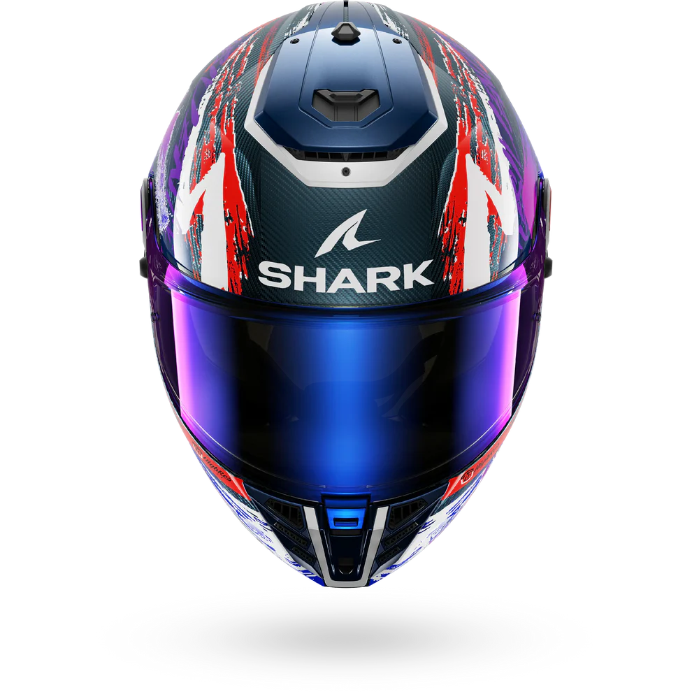 SHARK Spartan Rs Carbon Zarco Signature Casco Integral De Moto Violeta Blanco