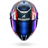 SHARK Spartan Rs Carbon Zarco Signature Casco Integral De Moto Violeta Blanco