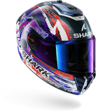 SHARK Spartan Rs Carbon Zarco Signature Casco Integral De Moto Violeta Blanco