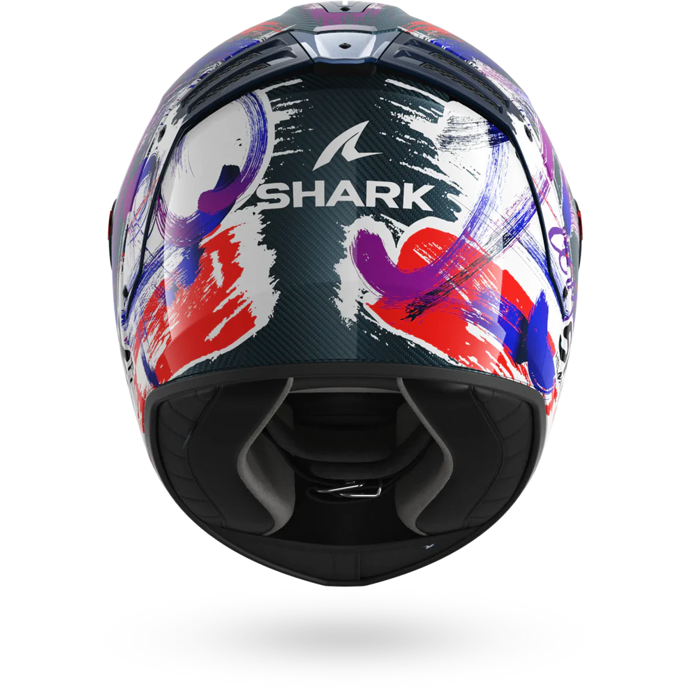 SHARK Spartan Rs Carbon Zarco Signature Casco Integral De Moto Violeta Blanco