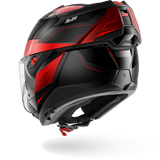 SHARK OXO MEKARIUM CASCO DE MOTO ROJO CROMO NEGRO