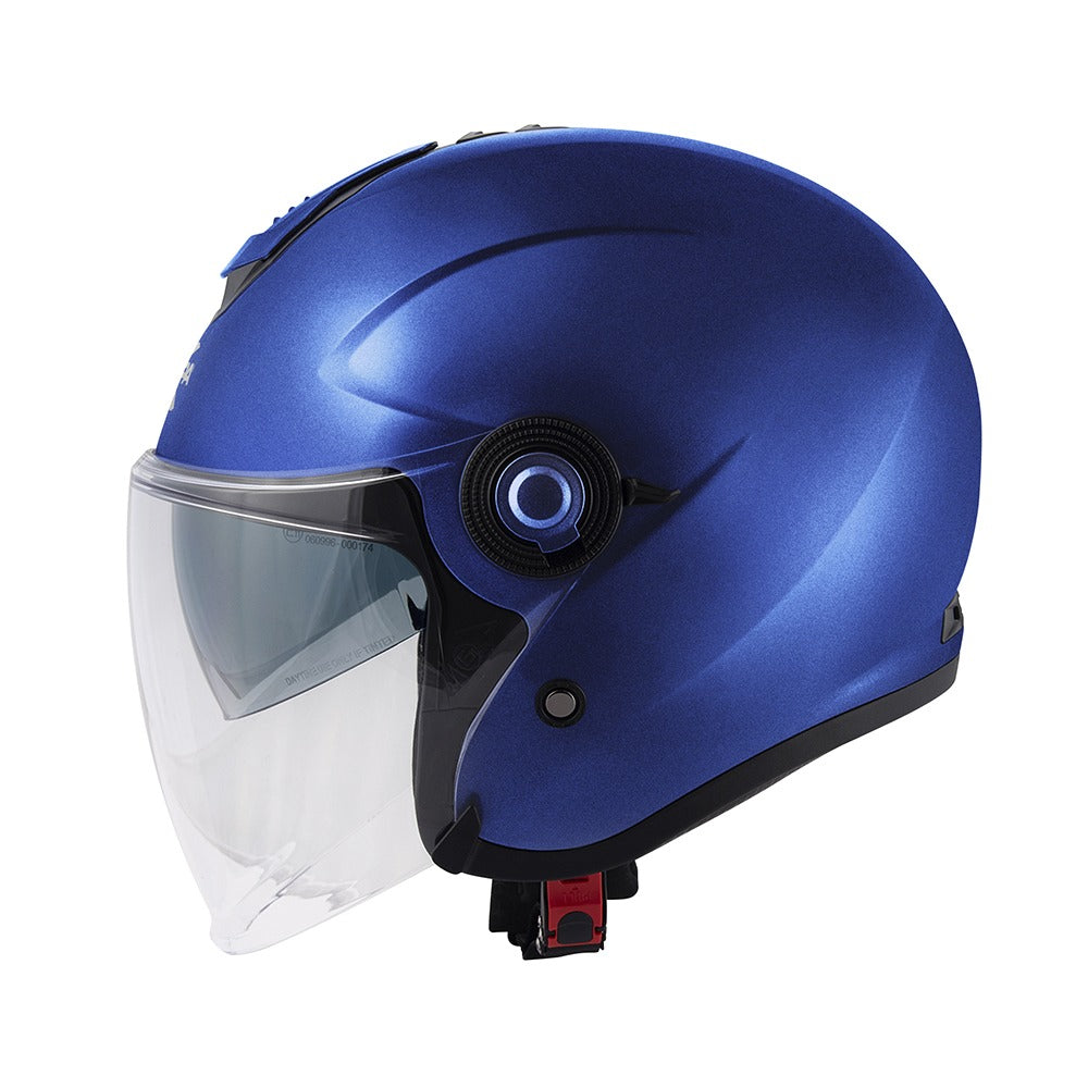 Casco Jet KV35B – Serie de un solo color AZUL OSCURO OPACO - Helmet