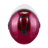 KAPPA Casco Jet KV35B Monocolor Rojo Burdeos - Accesorios