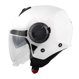 Kappa KV37M Moto Jet Casco EVO 2 Base BIANCO PIENO LUCIDO - Helmet