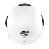 Kappa KV37M Moto Jet Casco EVO 2 Base BIANCO PIENO LUCIDO - Helmet
