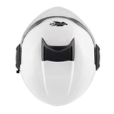 Kappa KV37M Moto Jet Casco EVO 2 Base BIANCO PIENO LUCIDO - Helmet