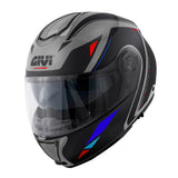 Casque modulable GIVI X26SQUARE Gris mat Noir Rouge Bleu T54
