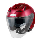 GIVI JET HELMET X31SOLID BURGUNDY GLOSS SIZE 54