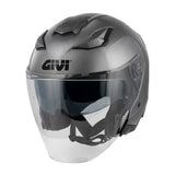 Capacete Givi Jet X31Fiber Cinza Fosco Sólido T54