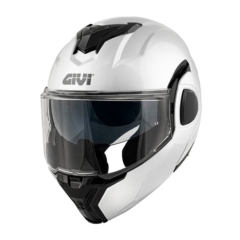 GIVI CASCO FLIPBACK FIBER X36SOLID BLANCO BRILLO T54