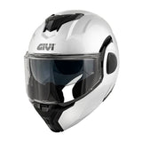GIVI CASCO FLIPBACK FIBER X36SOLID BLANCO BRILLO T54