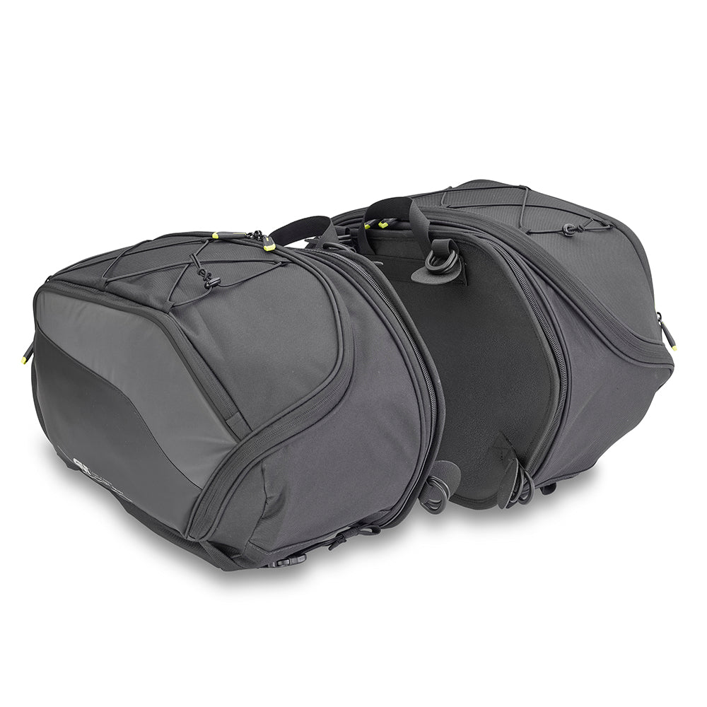 Givi EA127B Alforjas expandibles para motocicleta de 30 L - Accesorios