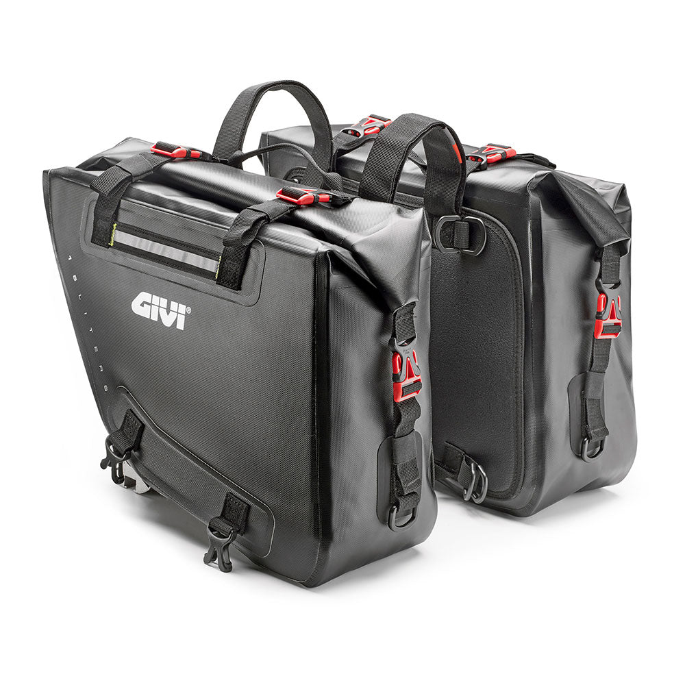 GIVI GRT718 Alforjas para moto impermeables 15 + 15 L - Accesorios