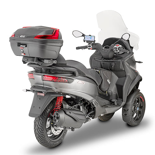 GIVI ML B47 BLADE Maleta Para Moto Negra Con Reflectores Rojos 47 L - Accesorios