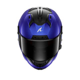 SHARK AERON GP BLANK DE CARBONO CASCO DE CARRERAS DE MOTO AZUL ANTRACITA(Maximo Moto S.L)