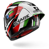 SHARK AERON GP FIRST LAP CARBON DE MOTO CASCO CARRERAS ROJO VERDE BLANCO(MaximomotoS.L)
