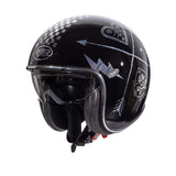 PREMIER VINTAGE NX CROMADO PLATA CASCO JET MOTO (maximo Moto S.L)