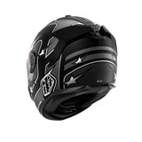 SHARK SPARTAN GT PRO TLD FLAGSTAFF CASCO DE MOTO INTEGRAL NEGRO ANTRACITA PLATEADO