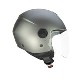 CGM 167A FLO MONO Abierto Scooter Casco Satén Antracita Largo
