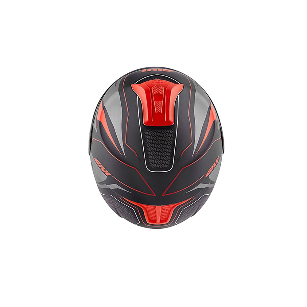 CASCO DESDE MOD X21 DESAFIANTE C PL.D TEMPERAMENTO NEGRO-MT ROJO