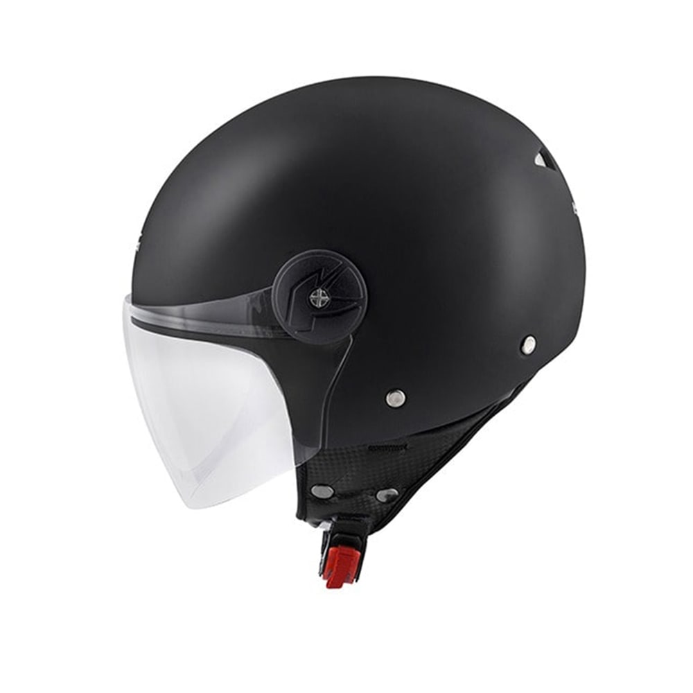 KAPPA KV40S moto cara abierta Casco negro mate