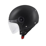 KAPPA KV40S moto cara abierta Casco negro mate