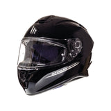 CAPACETE MT FF106 TARGO SOLID A1 PRETO BRILHANTE