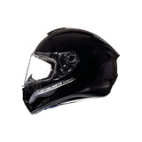 CAPACETE MT FF106 TARGO SOLID A1 PRETO BRILHANTE