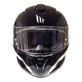 CAPACETE MT FF106 TARGO SOLID A1 PRETO BRILHANTE