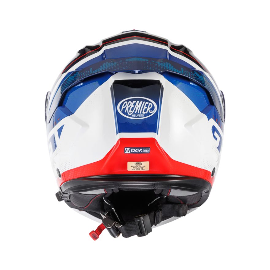 duke legacy motorcycle helmet PREMIER LEGACY GT SE 13 MODULAR MOTORCYCLE HELMET WHITE BLUE RED – SECURTEX MOTOR S.L (t/a MaximoMoto)