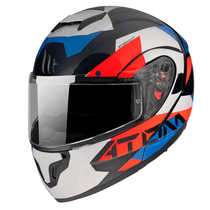 CASCO MT FU401SV ATOM SV W17 A7 AZUL PERLA BRILLO