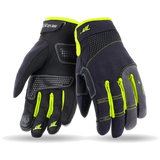 SEVENTY DEGREES SD-C50 GUANTE DE MOTO VERANO URBAN MUJER NEGRO AMARILLO FLUOR