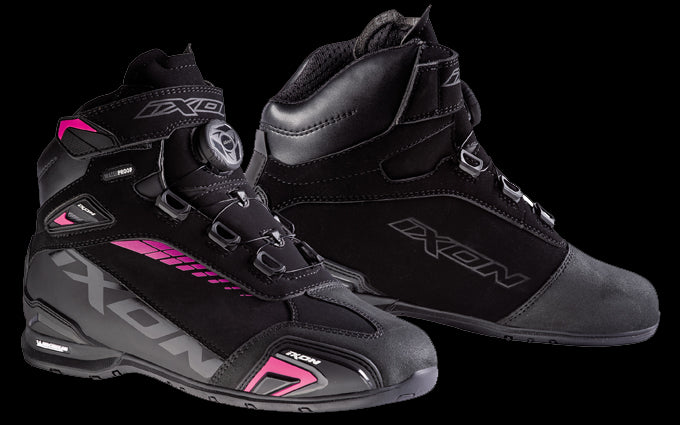 IXON- BOTAS BULL WP LADY BLACK/FUCHSIA