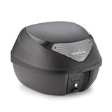 KAPPA MALETA PARILLA K628 NEGRO BASE CATADIÓPTRICOS ALHUMADO 29LTS