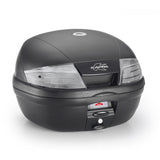 KAPPA MALETA NEGRO BASE 35 LTS CATADIÓPTRICOS AHUMADO