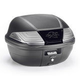 KAPPA MALETA K400 NEGRO BASE CATADIÓPTRICOS AHUMADOS 40LTS