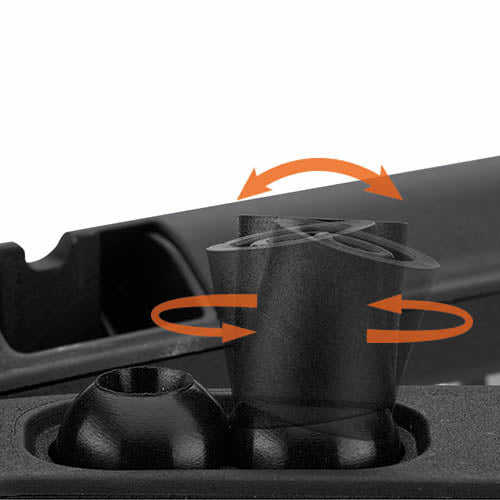 KAPPA MOTO PORTAPAQUETES SUPERIOR NEGRO KGR52 KGR46 KGR33