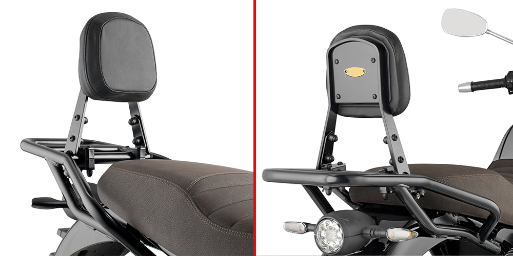 KAPPA RESPALDO NEGRO MOTO GUZZI V7 850 STONE SPECIAL