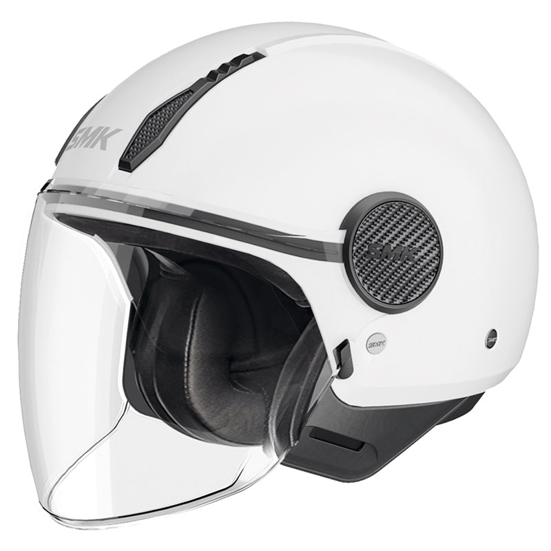 SMK CASCO JET LAMINAR BLANCO BRILLO (GL100)